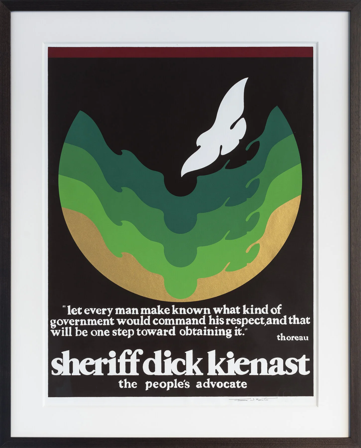 34 Vintage Campaign Silkscreens by Thomas W. Benton — thomas w. benton